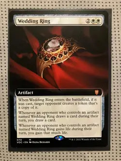 Wedding Ring (Extended Art) Commander: Innistrad: Crimson Vow Regular - Image 1