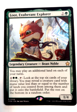 Loot, Exuberant Explorer - Foundations (FDN) - EN - R 0106 - Image 1