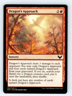 Dragon's Approach C Strixhaven: School of Mages 97 NM - Image 1