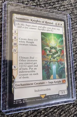 Magic the Gathering Summon: Knights of Round Final Fantasy MTG FF - Image 1