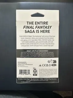 Magic The Gathering Final Fantasy Play Pack w/ 3 Packs & Promo SEALED - Image 2