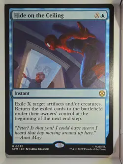 Hide on the Ceiling - R32 - MTG - Marvel's Spider-Man (SPM) - Image 1