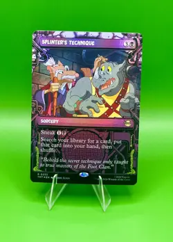 Splinter's Technique (Showcase) Foil Teenage Mutant Ninja Turtles 233 NM MTG - Image 1