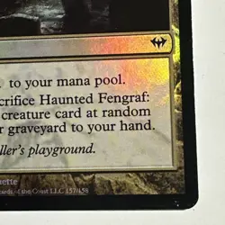 Haunted Fengraf 157/158 Common FOIL Dark Ascension Magic the Gathering MTG LP - Image 5