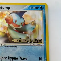 Pokemon Marshtomp EX Emerald Holo Stamped 36/106 2005 TCG Card Damaged/Creased - Image 3