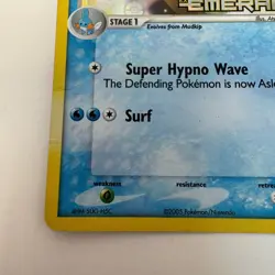 Pokemon Marshtomp EX Emerald Holo Stamped 36/106 2005 TCG Card Damaged/Creased - Image 4