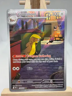 Pokemon TCG - Mega Evolution - Gumshoos - 153/132 - Illustration Rare - NM - Image 1
