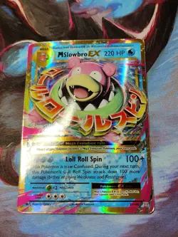 2016 Pokemon XY Evolutions EVO #27/108 M Slowbro EX HP Crease - Image 1
