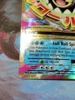 2016 Pokemon XY Evolutions EVO #27/108 M Slowbro EX HP Crease - Image 5
