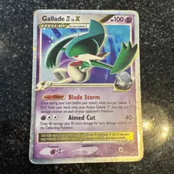 Pokemon Platinum Rising Rivals 106/111 Gallade E4 Lv. X Holo Rare - Image 2
