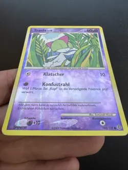 Trasla Lv.13 102/132 Reverse Holo Pokemon Ratselhafte Wunder SW 2008 EXC Deutsch - Image 3