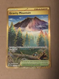 Pokemon Surging Sparks Gold Gravity Mountain - Image 1