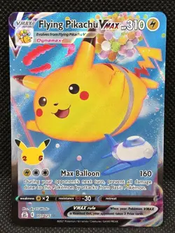 Flying Pikachu VMAX 007/025 Celebrations Pokemon 2021 Full Art - Image 1