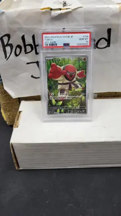 2025 JAPANESE THROH FULL ART RARE AR SV11B BLACK BOLT POKEMON TCG PSA 10 #134 - Image 1