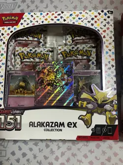 Pokemon Scarlet & Violet 151 Alakazam EX Collection Box New Factory Sealed 🔥 - Image 1