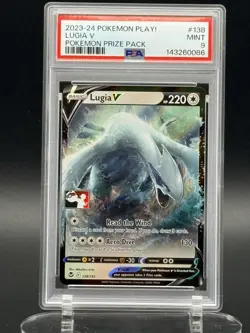 2023-2024 POKEMON PLAY! POKEMON PRIZE PACK #138 LUGIA V PSA 9 - Image 1