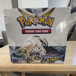 Pokemon Sword & Shield Brilliant Stars Booster Box Sealed English 2022 180-81996 - Image 1