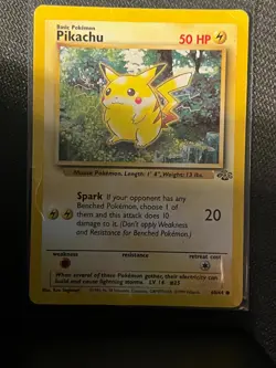 Pokemon Pikachu Jungle 60/64 #5 MP - Image 1