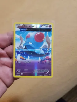 LP/NM Tentacool (Alpha) 71/160 Reverse Holo Pokemon TCG XY - Primal Clash LP - Image 1