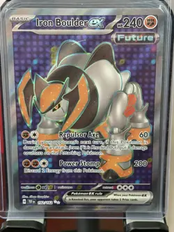 Pokemon TCG - Iron Boulder ex #192/162 S&V-Temporal Forces - Full Art NM - Image 1