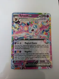 Sylveon ex 086/191 Surging Sparks Double Rare Pokemon - Image 1