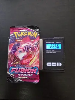 Heavy! 22.56 Gram Pokemon Fusion Strike Booster Pack Sealed - Image 1