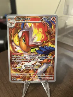 Pokemon TCG Infernape Sv06 Twilight Masquerade Illustration Rare Holo 173/167 H… - Image 1