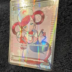 Pokemon Center Lady Full Art Trainer-Supporter Ultra Rare XY 105/106 Holo - Image 2