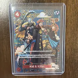 One Piece Card Game TCG Kid and Killer EB01-003 Alternate Art - Image 1