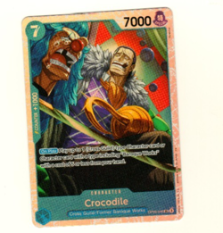Crocodile OP09-046 Premium Booster Reprint Foil Super Rare One Piece Card - Image 3