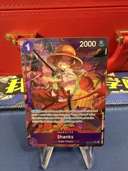 One Piece Shanks Alt Art OP13-065 R Carrying on His Will English - Image 1