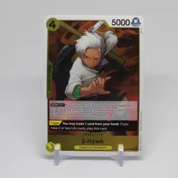 S-Hawk OP08-114 R Foil Rare Two Legends One Piece Card Game - Image 1