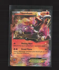 2015 Pokemon Houndoom EX 21/162 Holo XY BREAKthrough Pokemon Card #21 - Image 1
