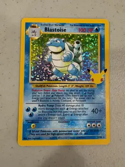 Pokemon Blastoise Holo Rare Card 2/102 Base Set Stage 2 100 HP Shellfish - Image 1
