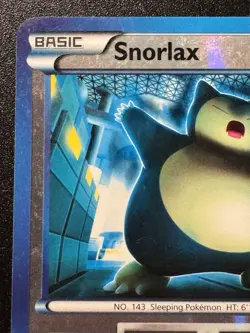 Snorlax 101/135 B&W Plasma Storm Pokemon Card Reverse Holo Foil Rare MP - Image 3