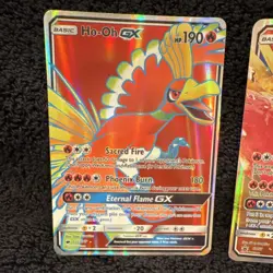 Pokemon Ho-Oh GX Shining Legends Holo Lot 2 Cards TCG English - Image 3