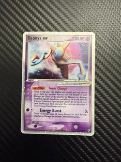 Pokemon TCG Deoxys ex Holo 97/107 EX Deoxys 2005 Card - Image 1