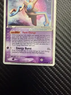 Pokemon TCG Deoxys ex Holo 97/107 EX Deoxys 2005 Card - Image 4