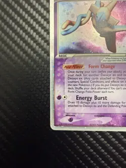Pokemon TCG Deoxys ex Holo 97/107 EX Deoxys 2005 Card - Image 5
