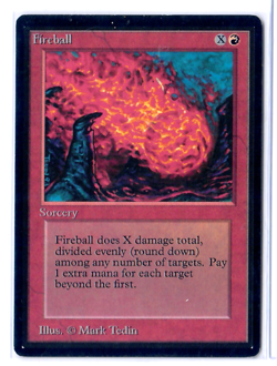Magic the Gathering: Fireball Card MTG Beta - Image 1