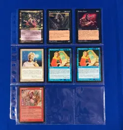 MAGIC THE GATHERING MTG 7 CARDS MIRAGE SET ENLIGHTENED TUTOR MYSTICAL TUTOR - Image 1