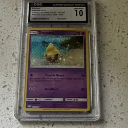 Pokemon Drowzee Holo CGC 10 Gem Mint Card Trading Card Game Classic 011/034 - Image 1