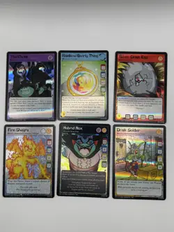 Neopets TCG Card Lot - 12 HOLOs, 1 PROMO, 30 RARE, 43 UNCOMMON, 240 Cards Total - Image 1