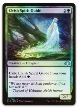Elvish Spirit Guide #157 (Foil) (NM) Dominaria Remastered DMR Magic MTG - Image 1