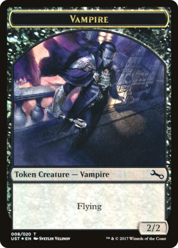 Vampire Token #8 (Foil) (MP) Unstable UST Magic MTG - Image 1
