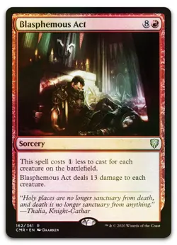 Blasphemous Act #162 (Foil) (LP) Commander Legends CMR Magic MTG - Image 1