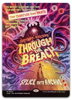 Through the Breach (Showcase) #487 (Foil) NM Innistrad Remastered INR Magic MTG - Image 1