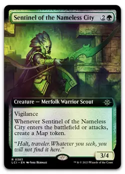 Sentinel of the Nameless City (Extended Art) (Foil) NM Lost Caverns of Ixalan - Image 1