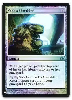 Codex Shredder #228 (Foil) (NM) List Reprints LIST LIST Magic MTG - Image 1