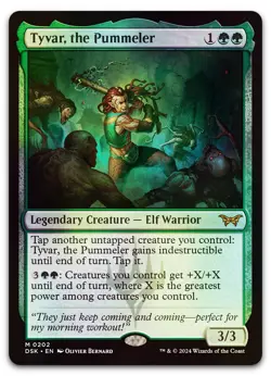 Tyvar, the Pummeler #202 (Foil) (NM) Duskmourn DSK Magic MTG - Image 1